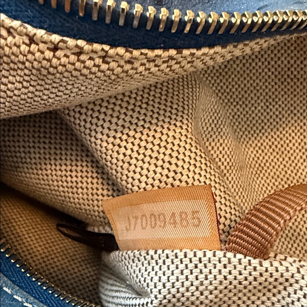 Dooney & Bourke Navy Ostrich Embossed Dillen shoulder bag - Picture 13 of 13